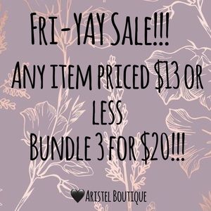 Friday Sale!!!